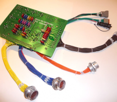 Control panel wiring harness