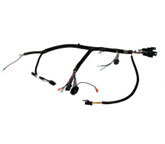 Wire harness for harvester